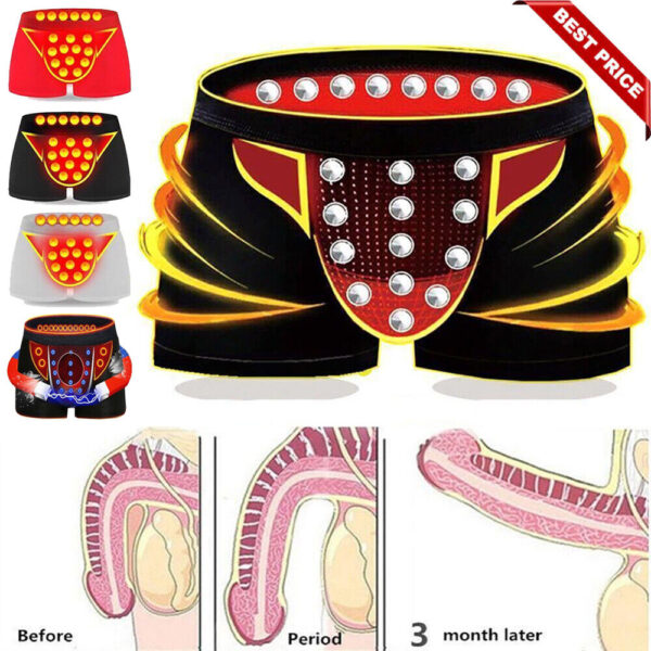 Men Magnetic Energy Underwear Male-Therapy-MAGNETICEFT-Boxer-Pants-1 - Image 12