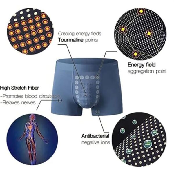 Men Magnetic Energy Underwear Male-Therapy-MAGNETICEFT-Boxer-Pants-1 - Image 13